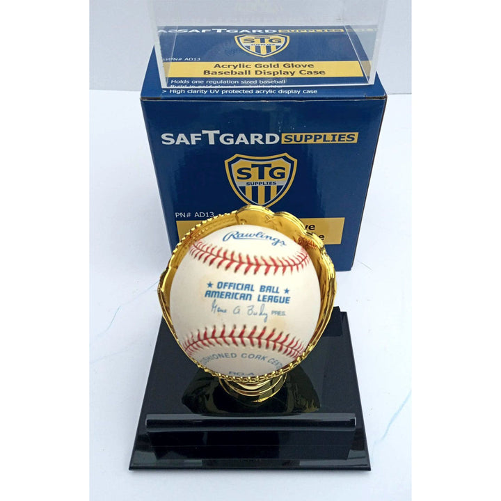 President Gerald Ford signed MLB baseball with free case