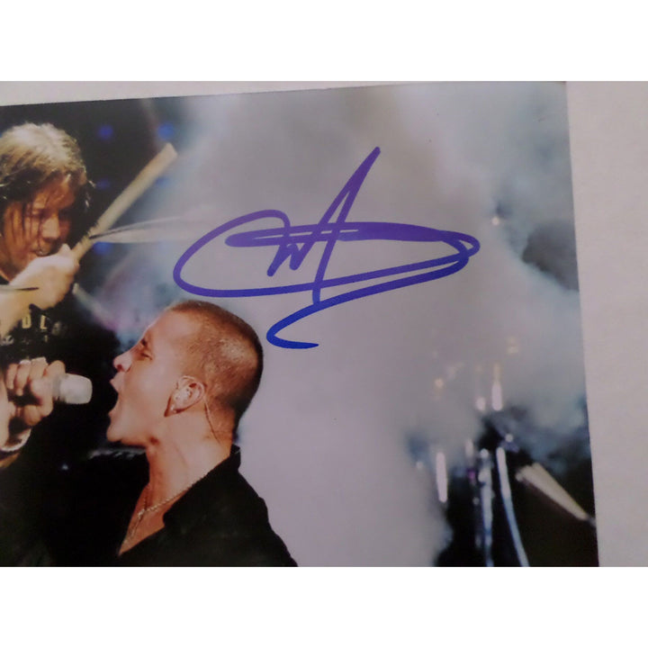 Scott Sapp, Mark Tremonti, Creed signed 8 by 10 photo - Awesome Artifacts 