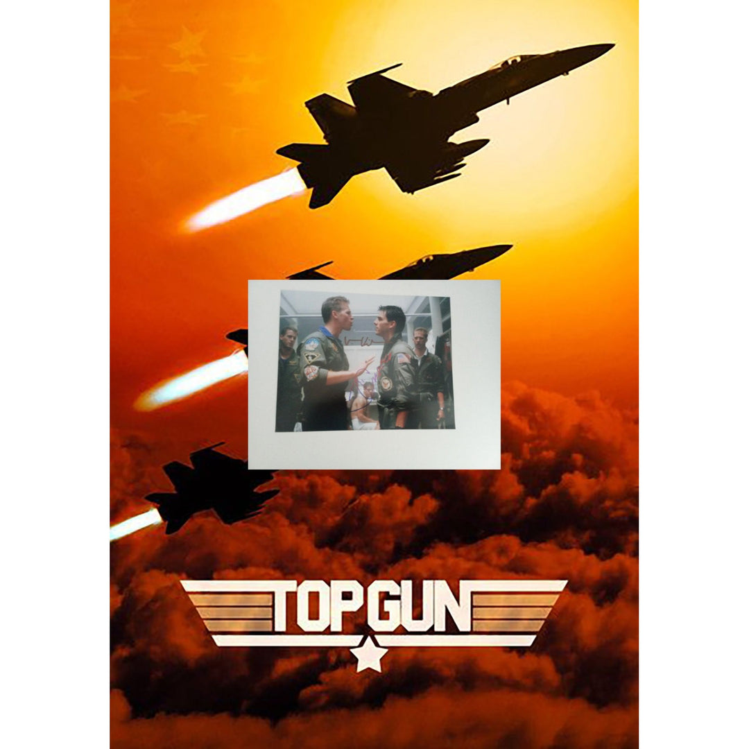 Top Gun Tom Cruise and Val Kilmer 8 x 10 signed photo with proof - Awesome Artifacts 