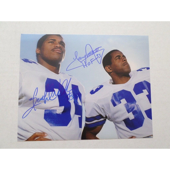 Tony Dorsett and Herschel Walker 8 x 10 signed photo - Awesome Artifacts 