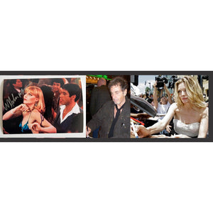 Al Pacino Tony Montana Scarface & Michelle Pfieffer 5x7 photo signed with proof
