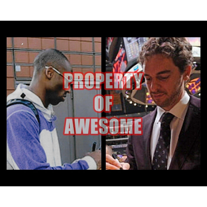 Certificate of Authenticity for Kobe Bryant, Pau Gasol, Paul Pierce, Luke Walton 8 by 10 size photo with proof