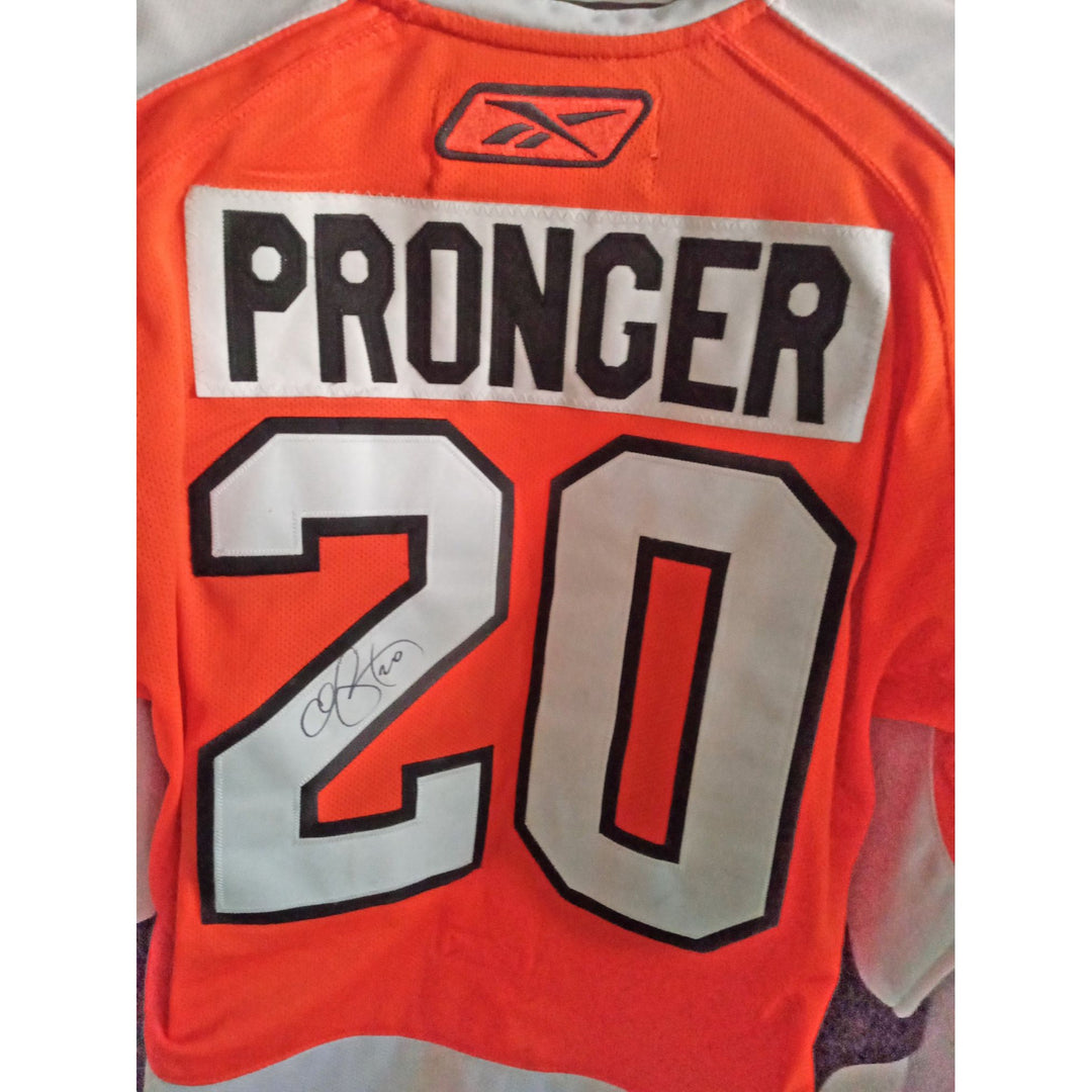 Chris Pronger Philadelphia Flyers signed jersey with proof