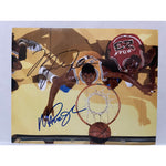 Load image into Gallery viewer, Magic Johnson and Michael Jordan 8 by 10 signed photo with proof
