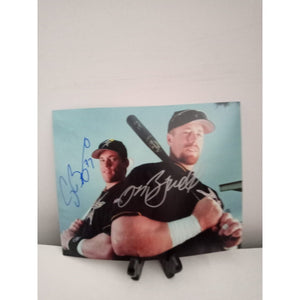 Jeff Bagwell and Craig Biggio Houston Astros 8 by 10 signed photo
