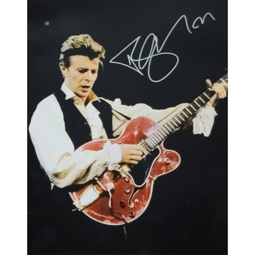 David Bowie 8x10 photo signed with proof