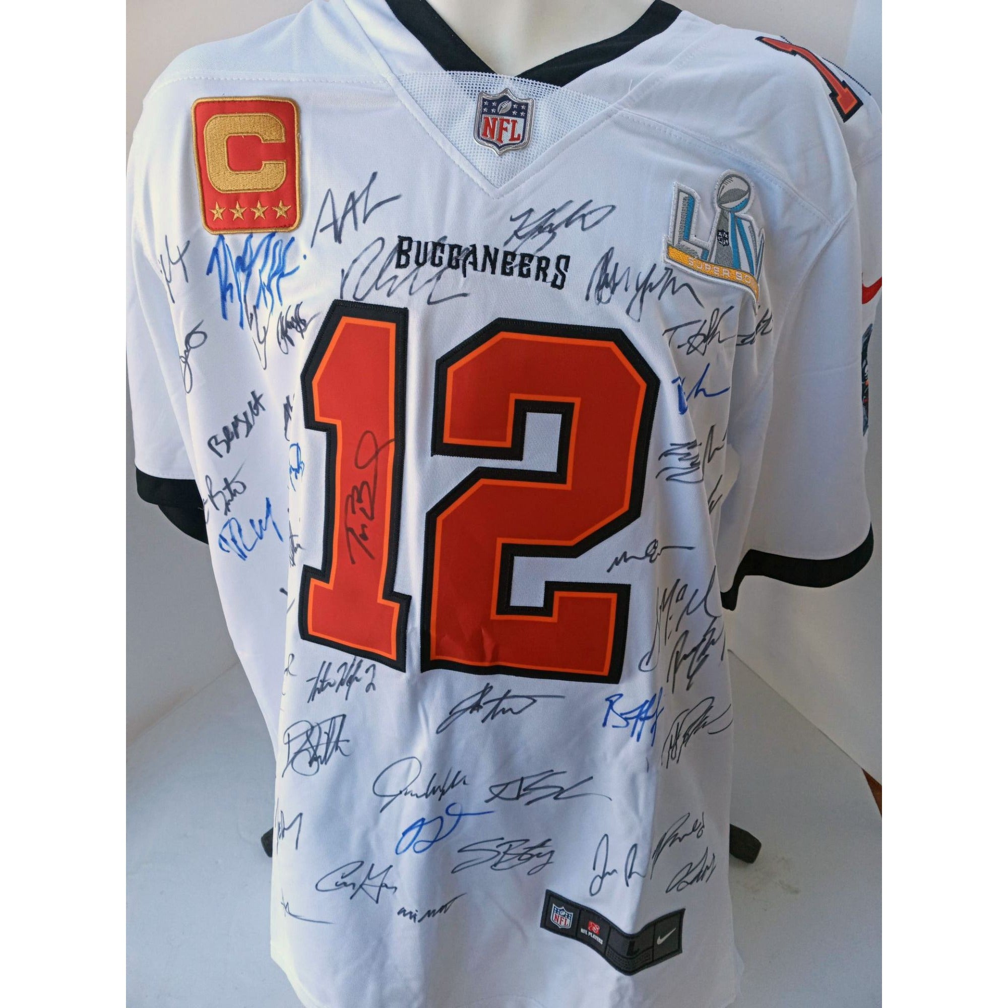 Tom Brady Autographed and Framed Tampa Bay Buccaneers Jersey