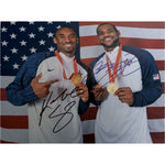 Load image into Gallery viewer, LeBron James Kobe Bryant USA Basketball 8 x 10 photo signed with proof
