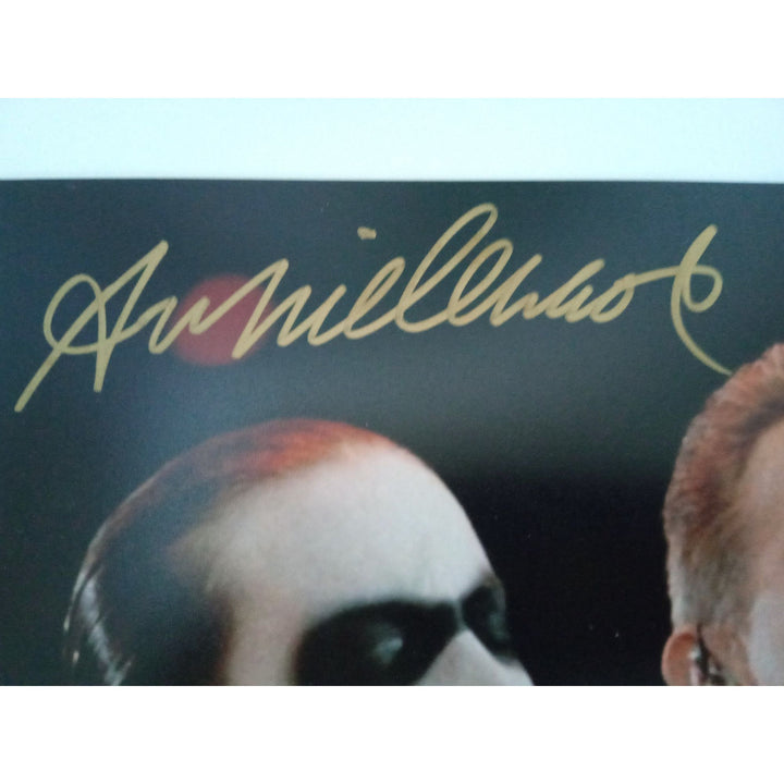 Annie Lennox and David Bowie 8 by 10 signed photo with proof