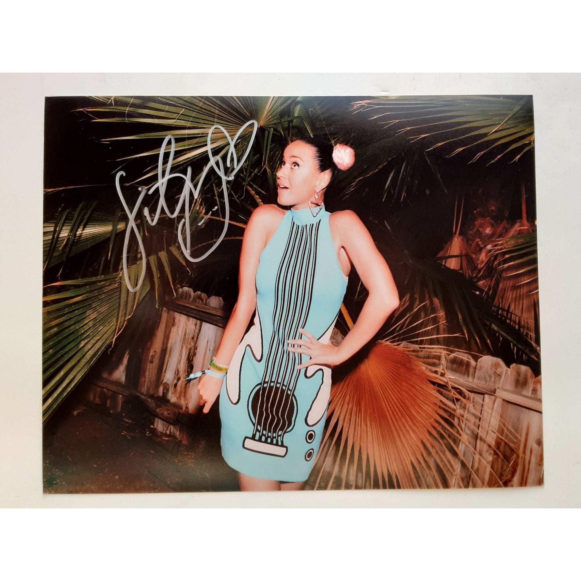 Katy Perry signed 8 x 10 photo with proof