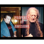 Load image into Gallery viewer, Waylon Jennings and Willie Nelson 8 by 10 signed photo with proof
