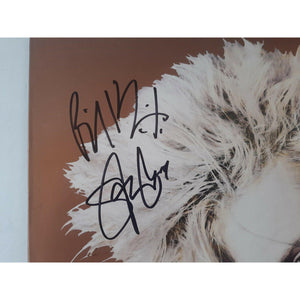 Billy Idol and Steve Stevens Whiplash smile LP and vinyl signed with proof