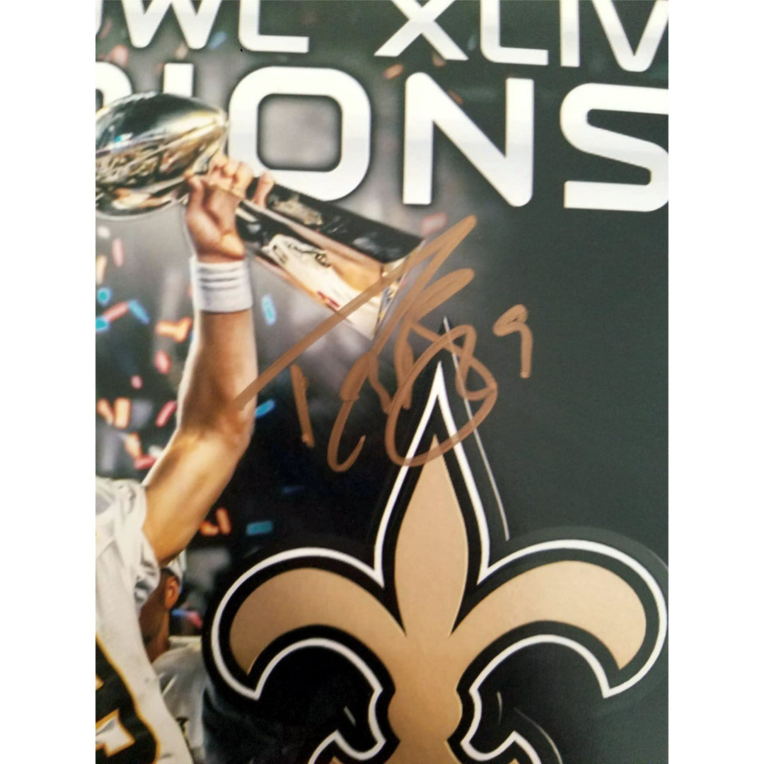 Drew Brees New Orleans Saints 8x10 photo signed with proof