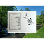 Load image into Gallery viewer, President Bill Clinton Masters Golf scorecard signed with proof
