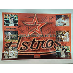 Load image into Gallery viewer, Jeff Bagwell Craig Biggio Lance Berkman 2002 Houston Astros team sign photo 13x19
