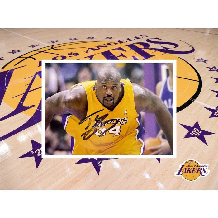 Shaquille O'Neal Los Angeles Lakers 5 x 7 photo signed with proof