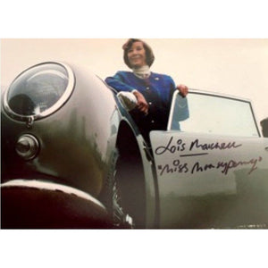 Lois Maxwell James Bond Miss Moneypenny 5 x 7 photo signed
