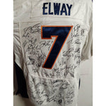 Load image into Gallery viewer, John Elway Denver Broncos Super Bowl champions team signed jersey with proof
