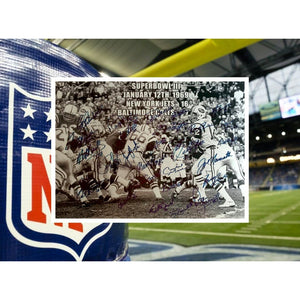 Joe Namath New York Jets 16 x 20 Super Bowl champs signed photo