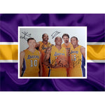 Load image into Gallery viewer, Kobe Bryant Dwight Howard Ron Artest Steve Nash Pau Gasol 8 x 10 photo signed with proof
