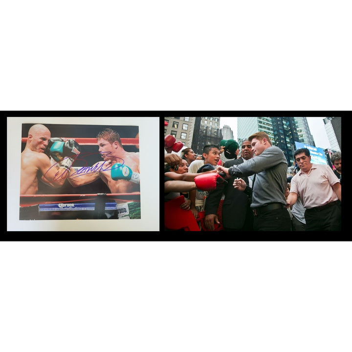 Saul Canelo Alvarez 8 x 10 photo signed with proof - Awesome Artifacts 