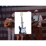 Load image into Gallery viewer, CSNY David Crosby,  Stephen Stills, Graham Nash, Neil Young  and signed electric guitar with proof
