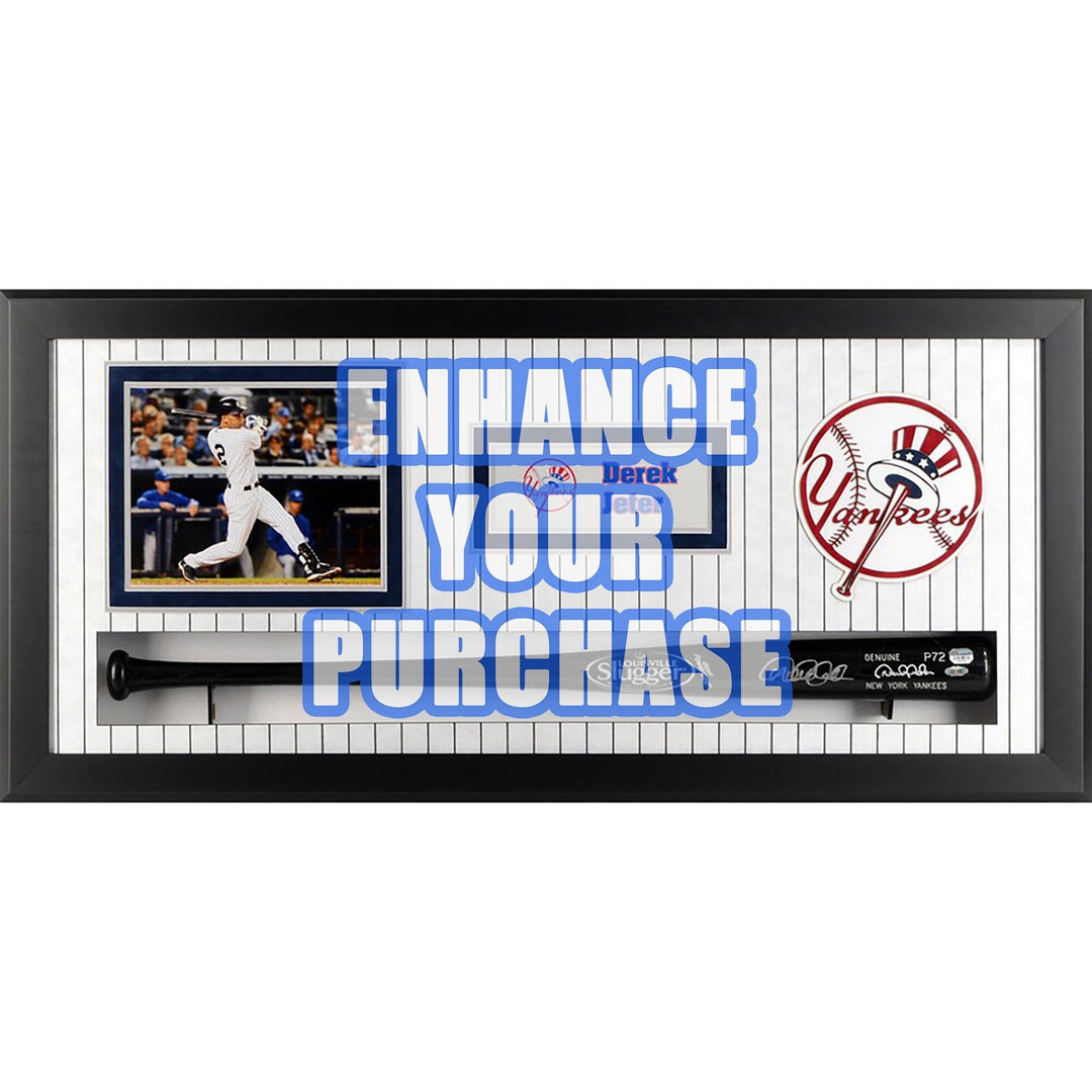 Derek Jeter New York Yankees signed bat with proof