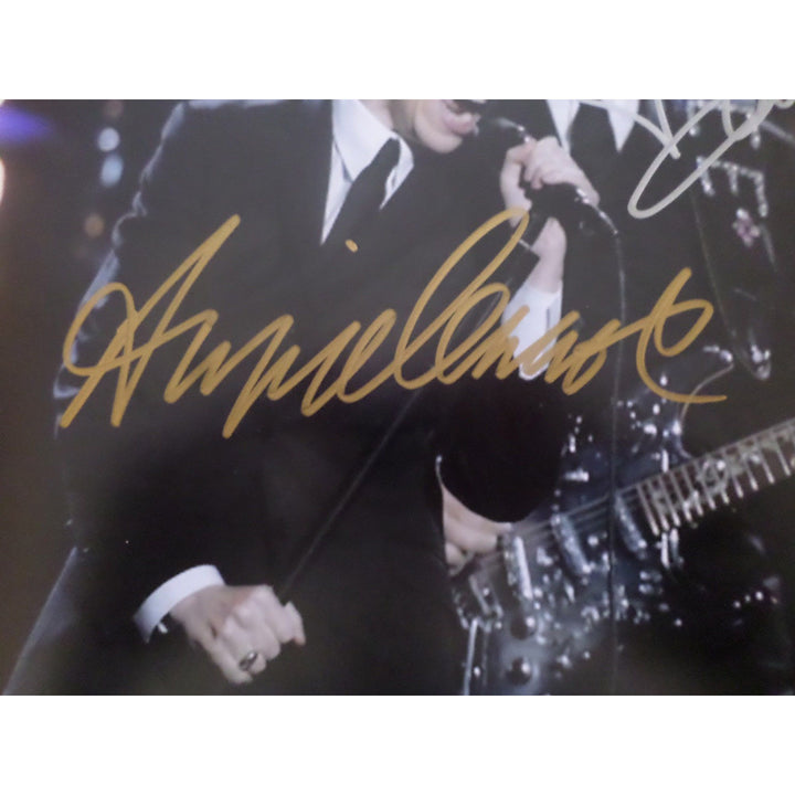 Annie Lennox and Dave Stewart Eurythmics signed 8 by 10 photo with proof