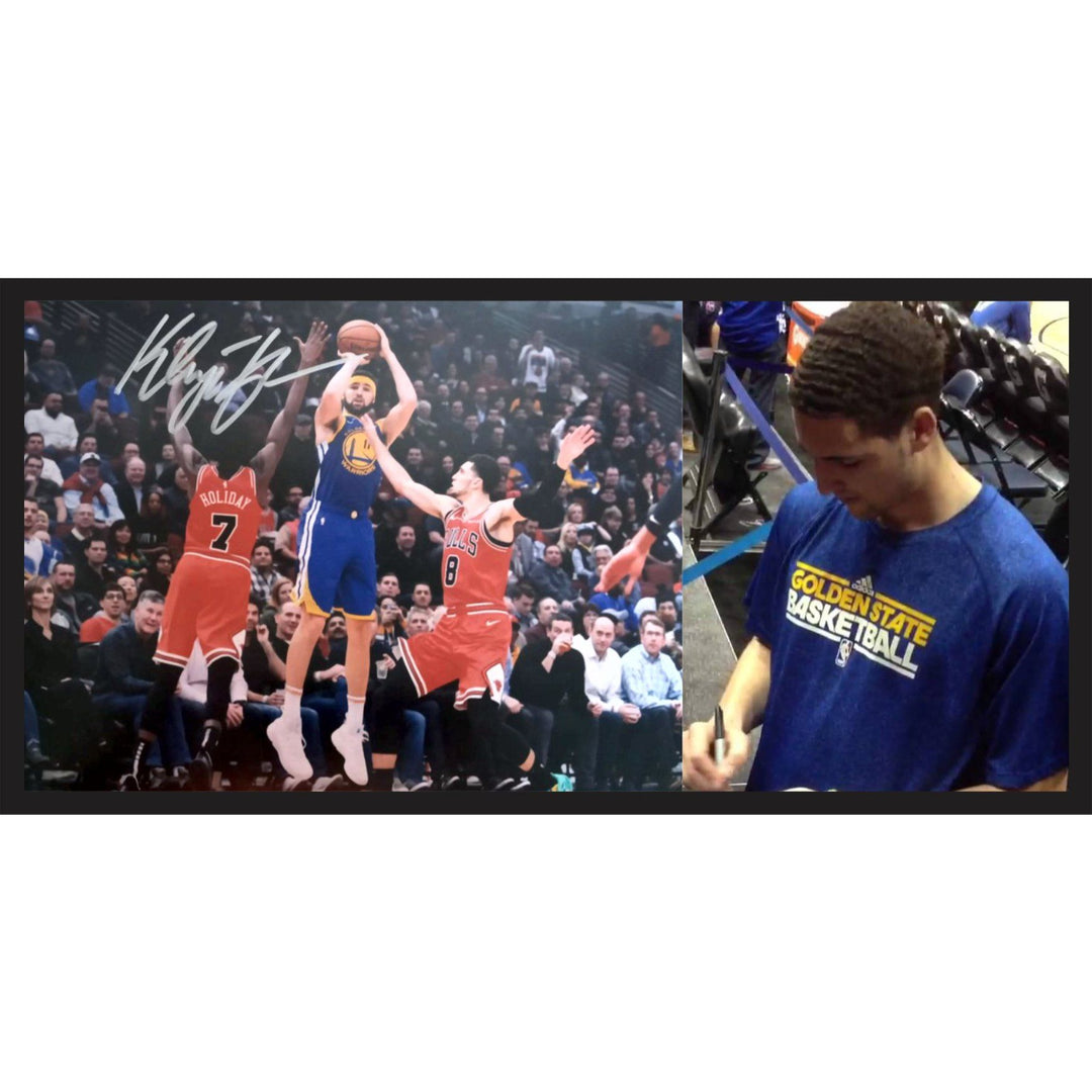 Klay Thompson 8x10 photo signed with proof - Awesome Artifacts 