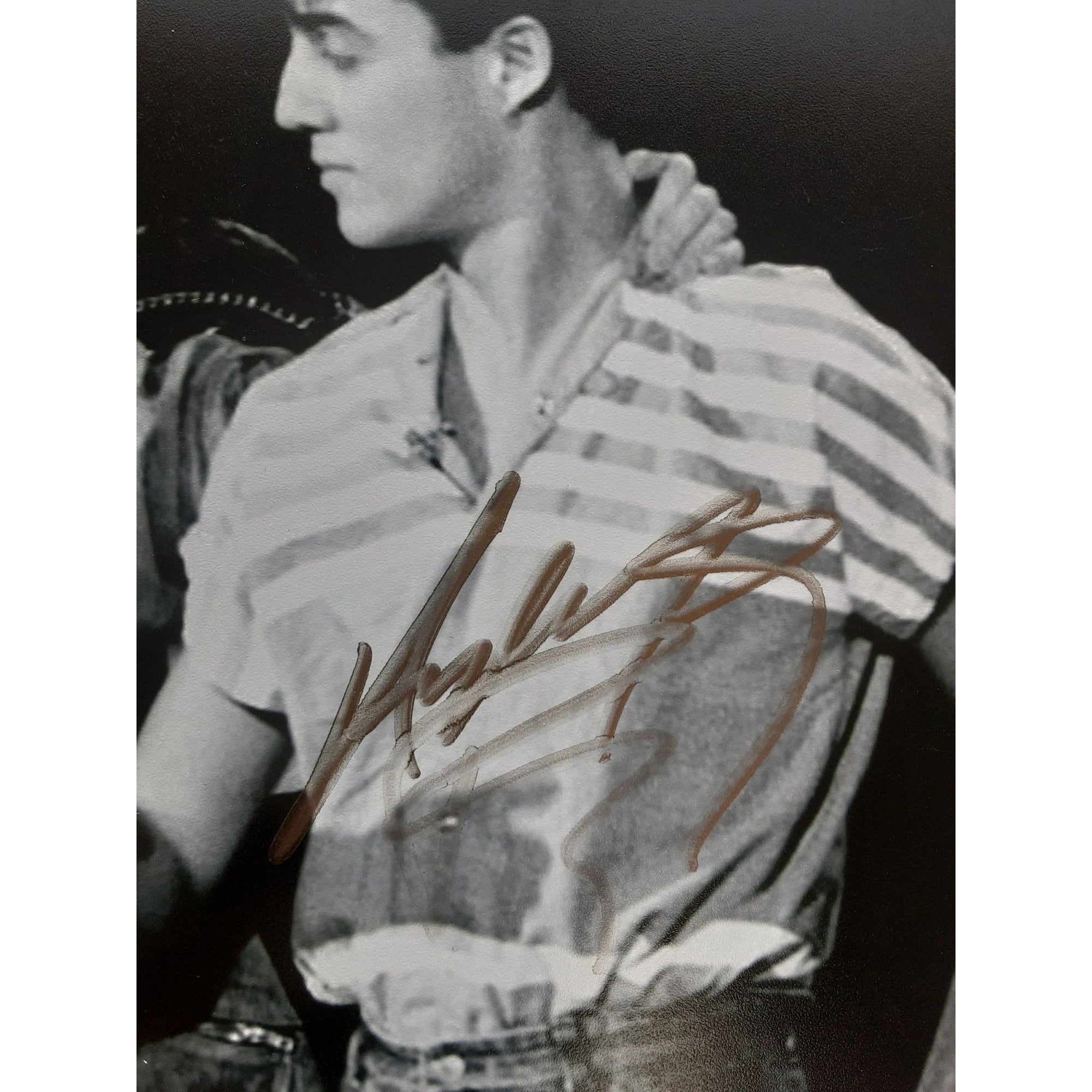 Wham George Michael and Andrew Ridgeley 8 by 10 signed photo - Awesome Artifacts 