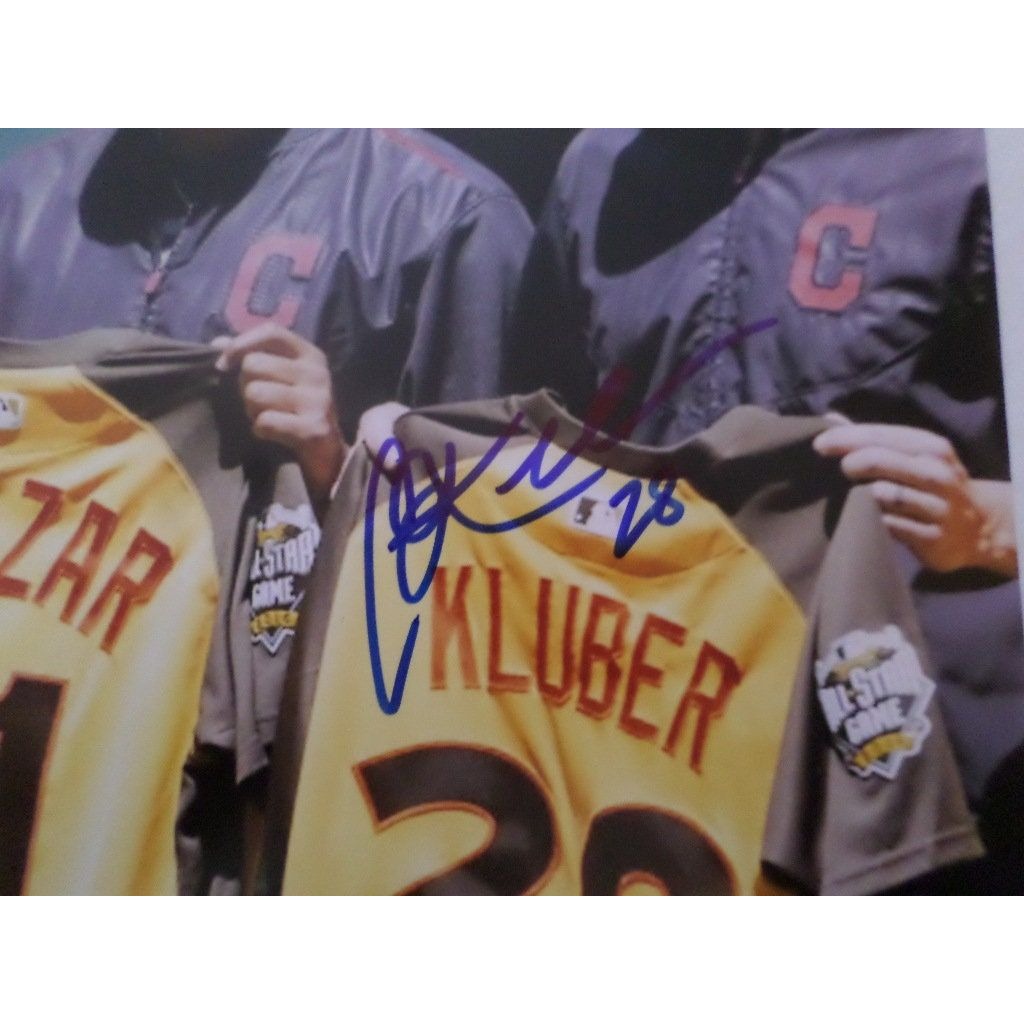 Francisco Lindor Danny Salazar Corey kluber a 10 sided photo