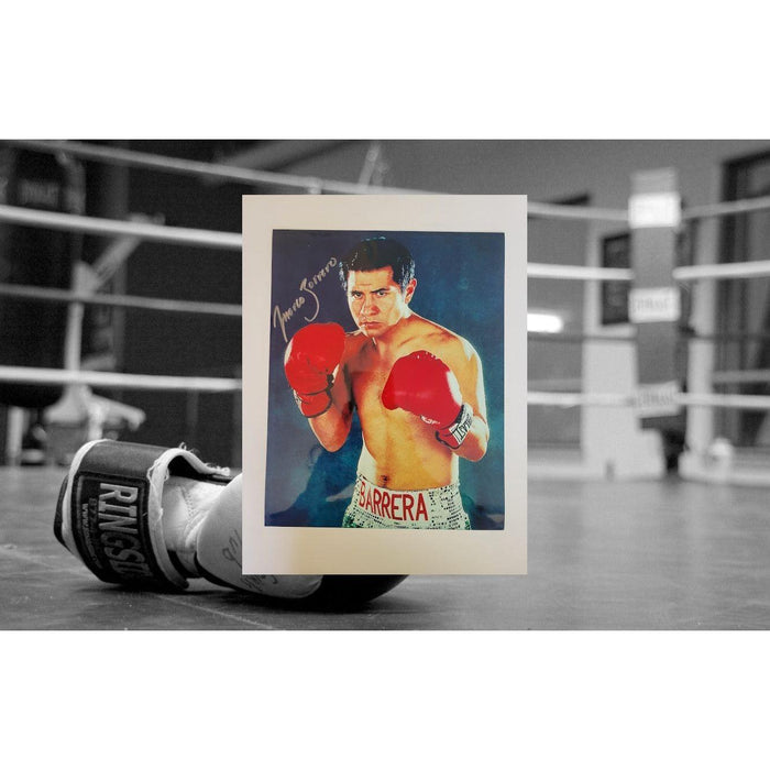 Marco Antonio Barrera eight-by-ten photo signed