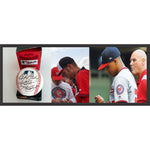 Load image into Gallery viewer, Max Scherzer Stephen Strasburg Juan Soto Washington Nationals signed MLB baseball
