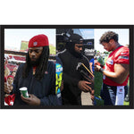 Load image into Gallery viewer, Seattle Seahawks Russell Wilson Earl Thomas Max Unger Marshawn Lynch Kam Chancellor Richard Sherman 11 by 14 photo signed
