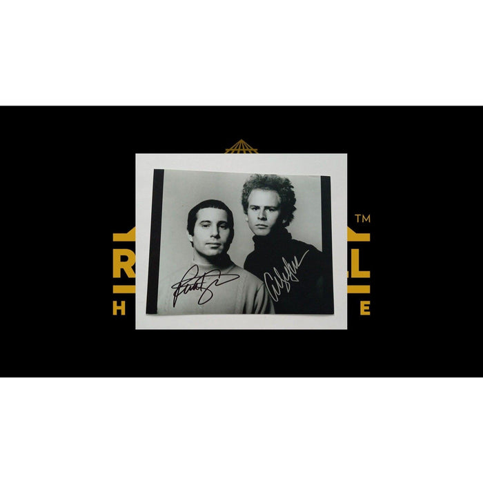 Paul Simon and Art Garfunkel 8 x 10 signed photo with proof