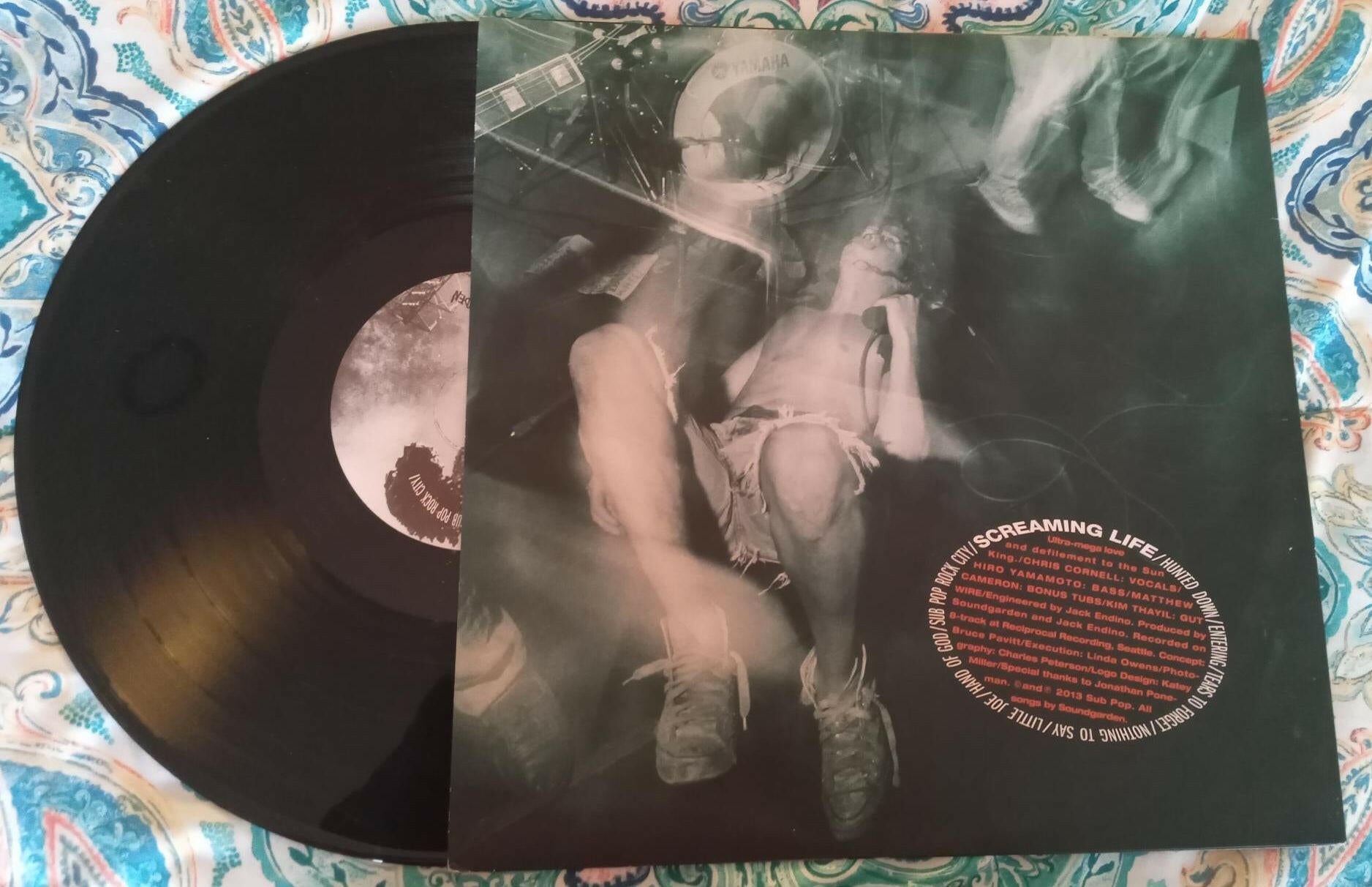 Chris Cornell Soundgarden LP signed with proof