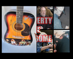 Load image into Gallery viewer, CSNY David Crosby, Neil Young, Graham Nash and Stephen Stills one of a kind guitar signed
