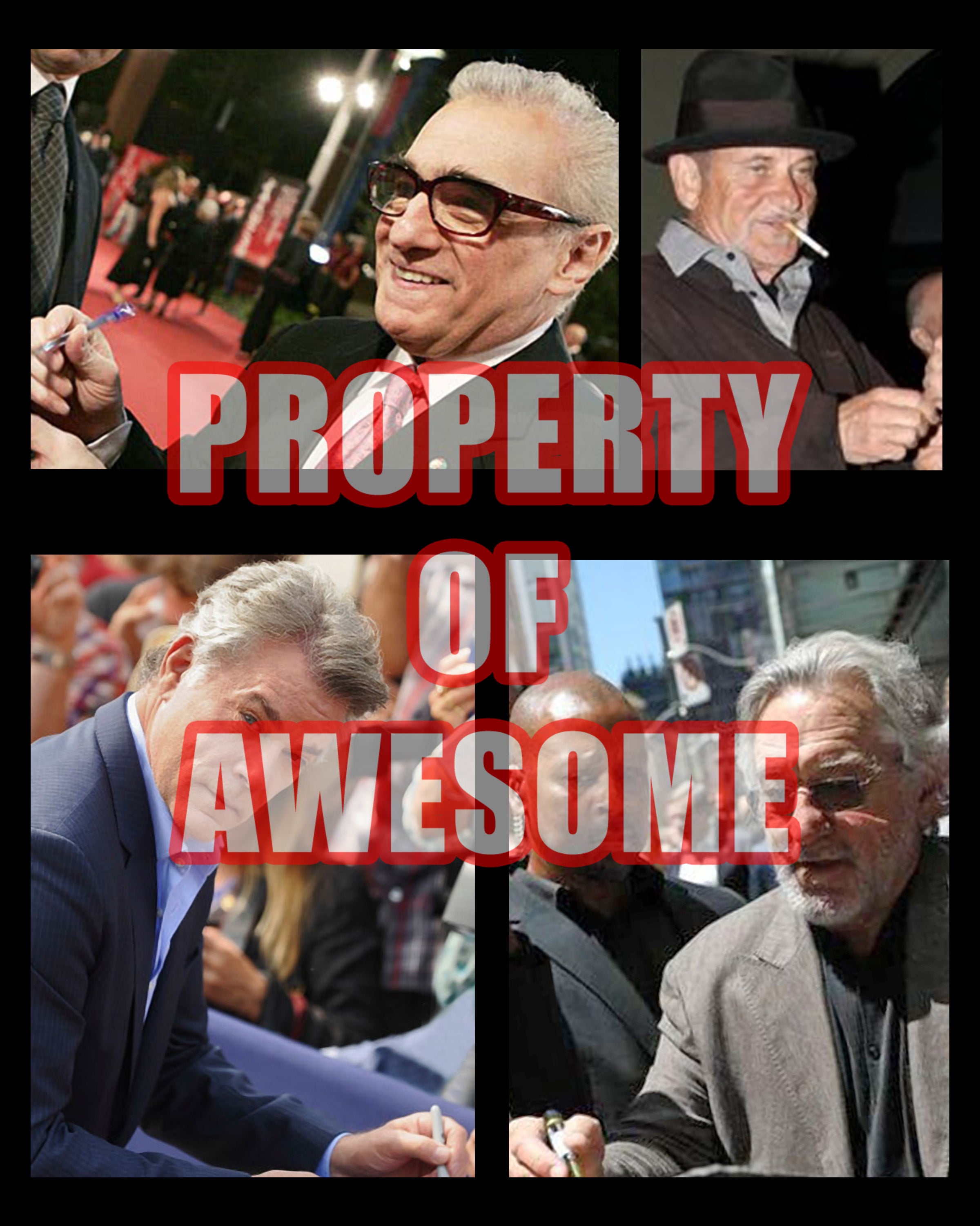 Goodfellas Martin Scorsese, Robert De Niro, Joe Pesci cast signed and framed with proof
