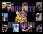 Load image into Gallery viewer, LeBron James, Anthony Davis, Los Angeles Lakers 2020 NBA champs 12x12 floorboard signed with proof
