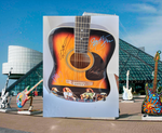 Load image into Gallery viewer, CSNY David Crosby, Neil Young, Graham Nash and Stephen Stills one of a kind guitar signed
