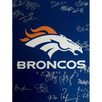Load image into Gallery viewer, 2014 AFC Champion Denver Broncos Peyton Manning John Elway Von Miller team signs 16 x 20 photo with proof
