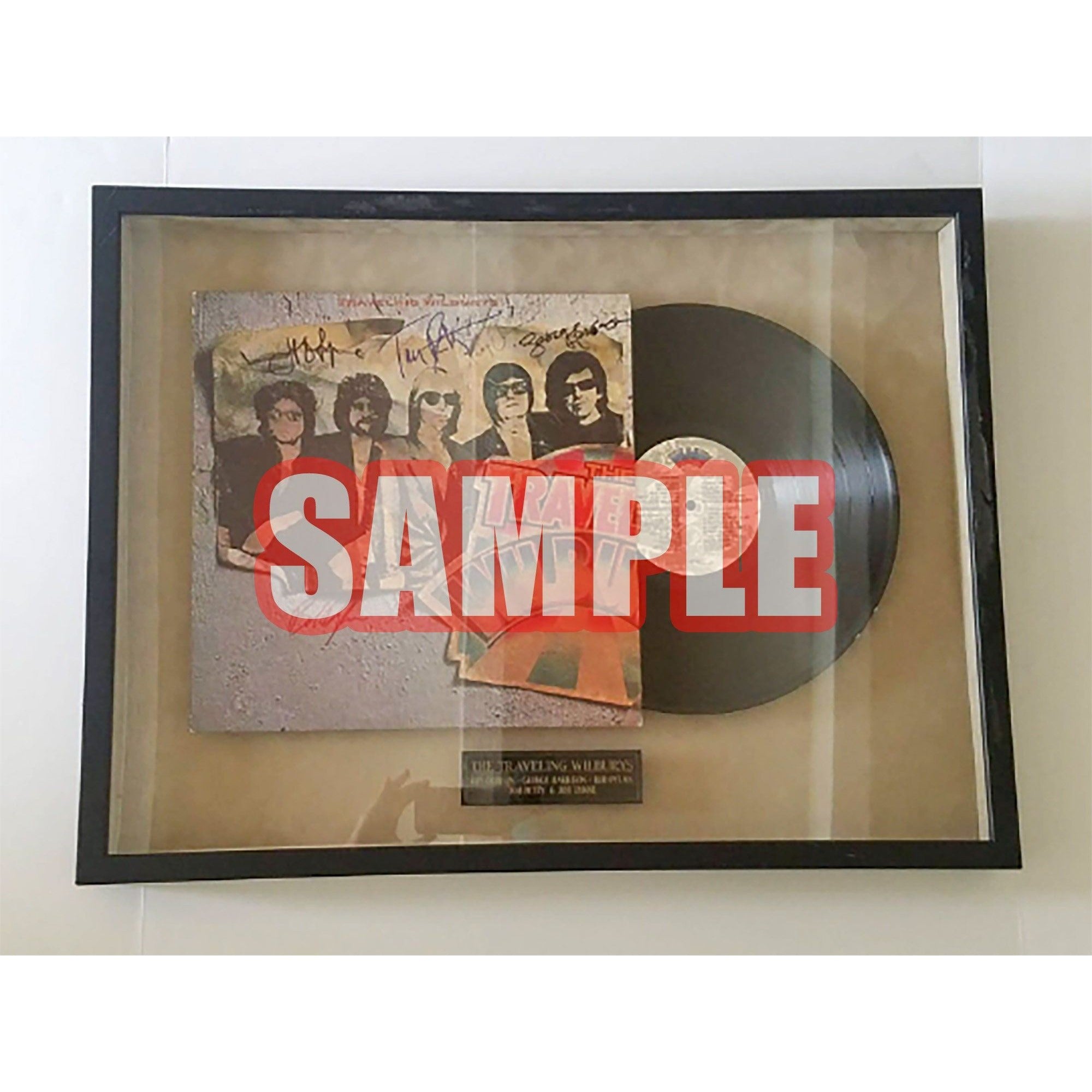 Neil Young Everybody's Rockin LP signed with proof