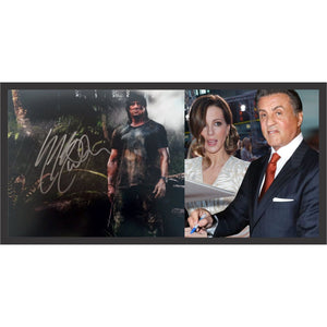 Sylvester Stallone Rambo 8 x 10 photo signed with proof