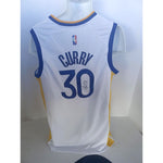 Load image into Gallery viewer, Stephen Curry Golden State Warriors Size 52 game model jersey signed with proof
