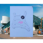 Load image into Gallery viewer, Amy Winehouse electric guitar pickguard signed with proof
