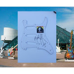 Load image into Gallery viewer, Michael Lee Aday Meat Loaf electric guitar pickguard signed with proof
