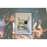 Load image into Gallery viewer, Bon Jovi , Richie Sambora, Tico Torres, &amp; David Bryan electric guitar pick guard signed with proof
