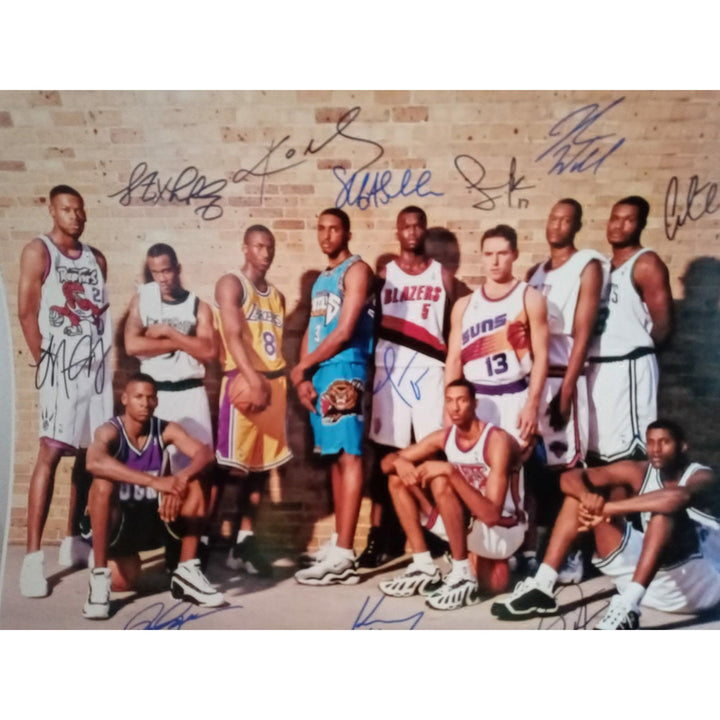 Kobe Bryant, Steve Nash, Ray Allen 16 x 20 signed with proof - Awesome Artifacts 