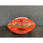 Load image into Gallery viewer, Kansas City Chiefs Patrick Mahomes 2019 -20 team signed football with proof
