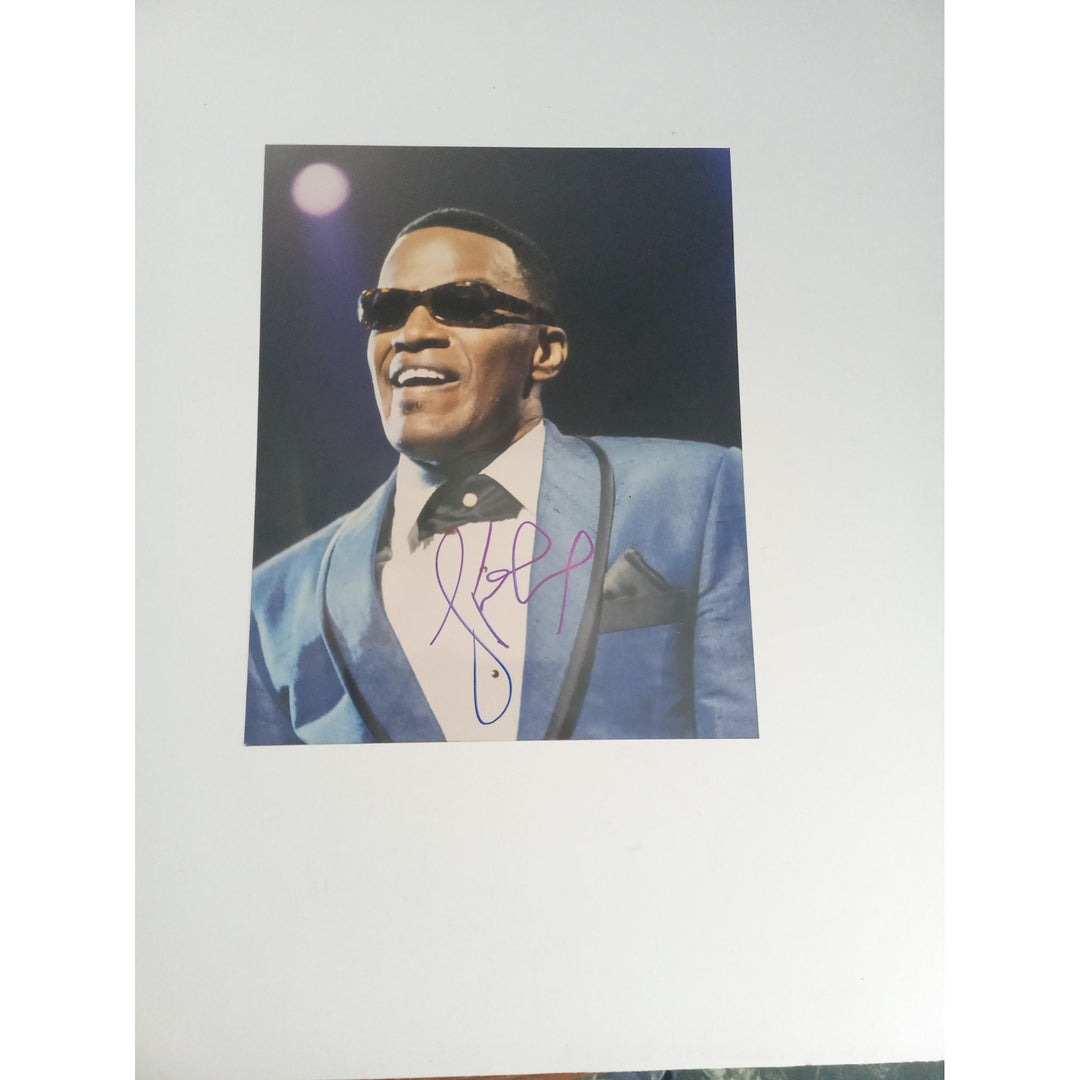 Jamie Foxx Ray 8 x 10 signed photo with proof